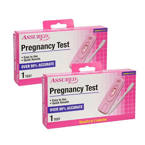 pregnancy test assured pregnancy kit combo 2 kits 99 accuracy results you can trust