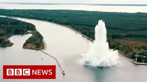 Ww2 Bomb Explodes During Attempt To Defuse It Bbc News Youtube