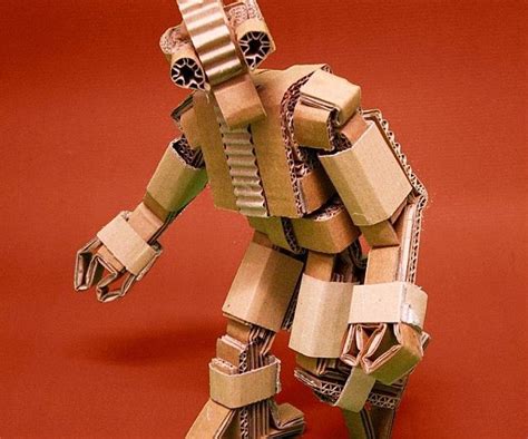 Cardboard Articulated Robots Cardboard Robot Cardboard Sculpture