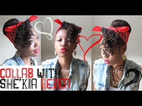 Rockabilly Pin-up Hairstyle | Collab with She'kia Renea ...