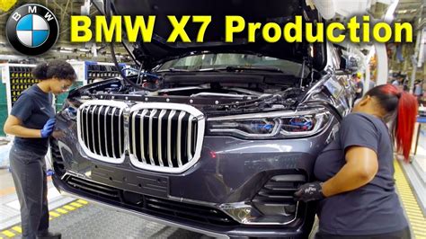 Bmw group presented the new bmw x7 for the first time in russia. BMW X7 Production, X7 Assembly Line, BMW Plant Spartanburg - YouTube