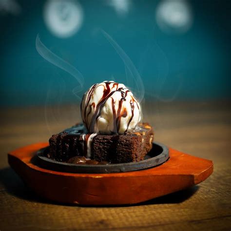 Sizzling Chocolate Brownie With Ice Cream The Best Delicious Chocolate