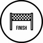 Finish Racing Icon Race Line Bike Clipart