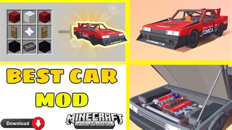 Best Mods Mcpe 14 Mcpe Car Addon How To Download Car Mod In