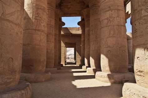 Premium Photo The Ancient Temple Of Ramesseum In Luxor Egypt