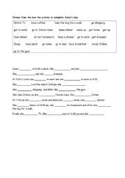 Daily Routine Present Simple Esl Worksheet By Alettandra