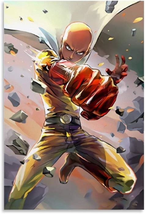 Heshunxing One Punch Man Saitama Anime Canvas Art Poster And Wall Art