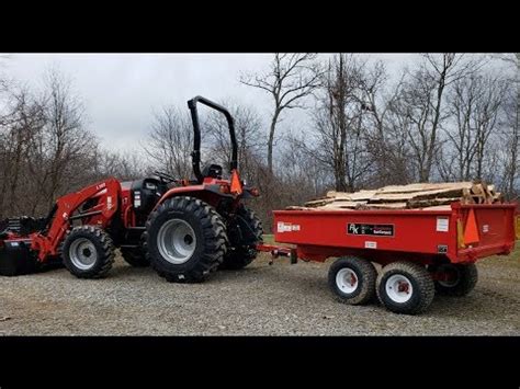 Rk tractors rk24h tractor overview. #139 Hooking Dump Trailer To RK 37 Compact Tractor Rear ...