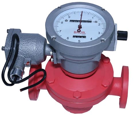 Broiltech Oval Gear Diesel Flow Meter With Pulse 4 To 20 Ma Output At