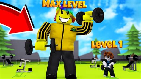 Becoming The Strongest Player In Roblox Weight Lifting