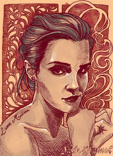 Emma Watson Digital Artist Illustration Emma Watson