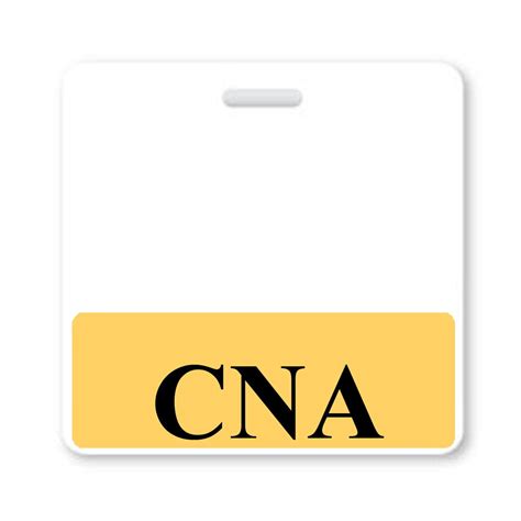 Cna Badge Buddy Heavy Duty Horizontal Badge Buddies For Certified