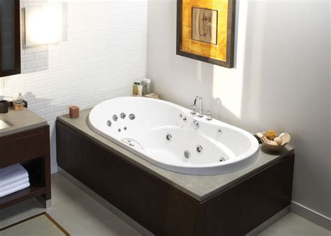 Briefly, here's how we'll clean the whirlpool tub. Maax Living 6042