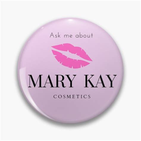 Ask Me About Mary Kay Cosmetics Pin For Sale By Linda La Guardia