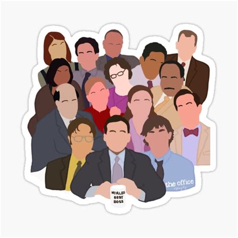 The Office Sticker For Sale By Tifftaff Redbubble