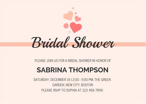 diy bridal shower  wedding invitation templates