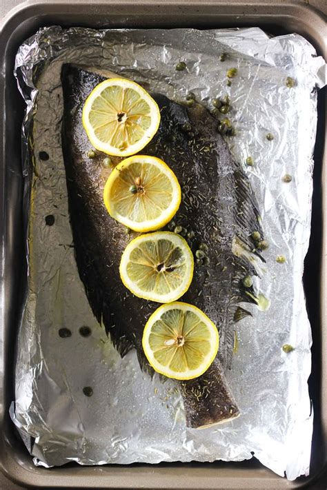 Easy Baked Whole Turbot With Lemon And Capers The Top Meal