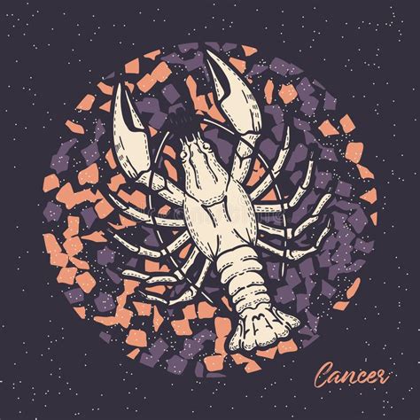 Zodiac Sign Cancer The Symbol Of The Astrological Horoscope Hand