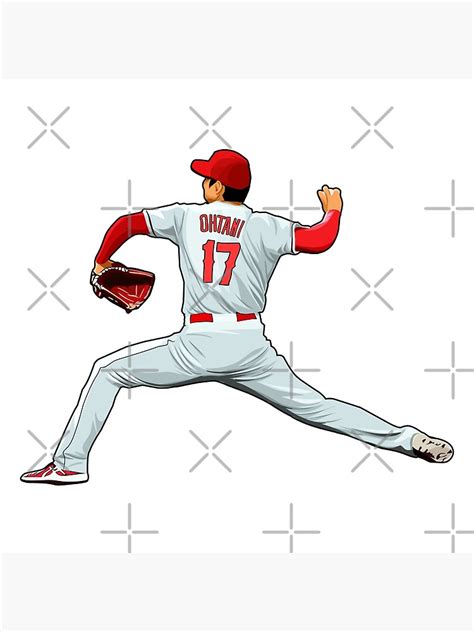 Shohei Ohtani 17 Pitches Poster For Sale By Lakeonfire Redbubble