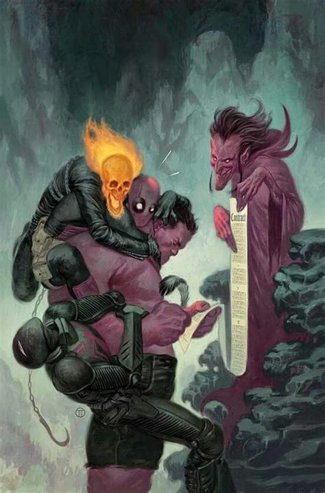 Ghost Rider Vs Deadpool Comic