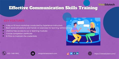 Effective Communication Skills Training Vista Edutech