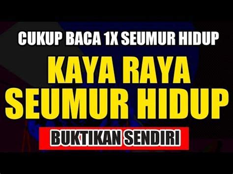 Berikut adalah di antara amalan murah rezeki dan cepat kaya. Cukup dibaca sekali seumur hidup - Amalan agar cepat dan ...