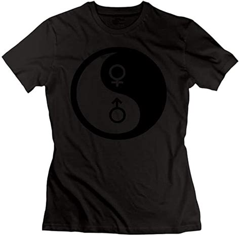 Sex Ying Yang Showing Womens Tshirts Amazonca Clothing And Accessories
