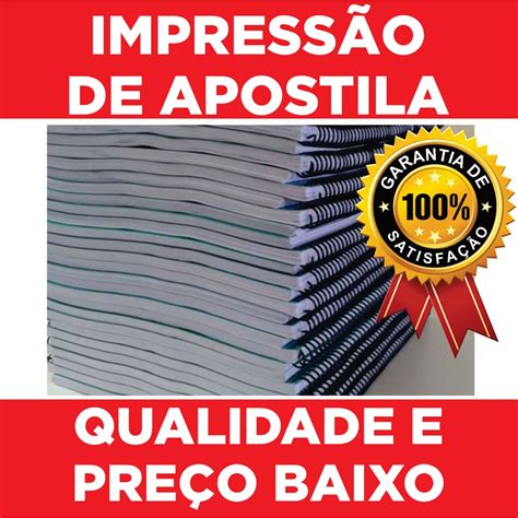 Impressão De Apostilas Até 50 Páginas Shopee Brasil