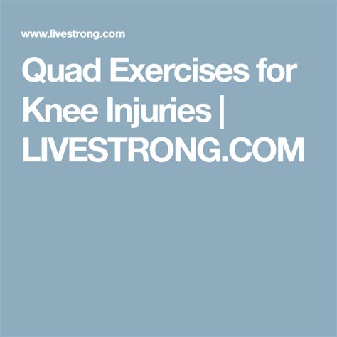 Pin On Exercises For Bad Knees