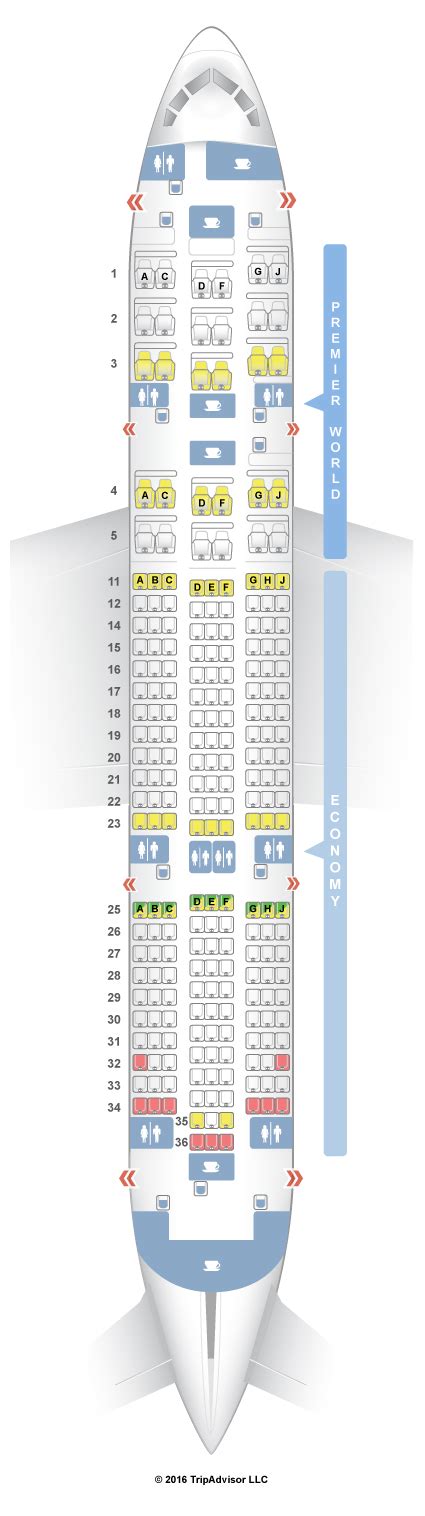 Qatar Airways Boeing 787 8 Dreamliner Seat Plan