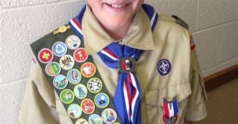 Middle Schooler Earns Eagle Scout Award