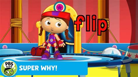 Super Why Wonder Red Performs On The Trampoline Pbs Kids Youtube