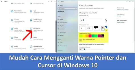 Mudah Cara Mengganti Warna Pointer Dan Cursor Di Windows 10 Techbanget