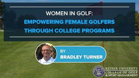 Women In Golf Empowering Female Golfers Through College Programs