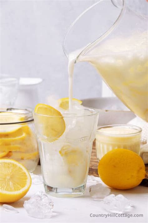 Creamy Lemonade With Condensed Milk