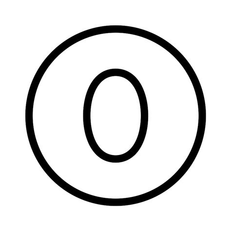 Number Circle Zero Thin Vector Svg Icon Svg Repo