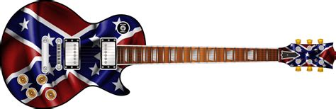 Confederate Flag Guitar Wrap Skin Guitar Skin Guitar