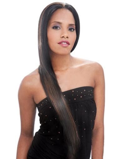 Gorgeous Synthetic Wigs For Black Women Natural Part Wigs African