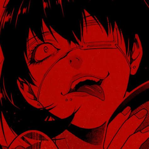 Kakegurui Icon In 2021 Red Aesthetic Grunge Aesthetic Anime Red