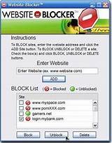 Pictures of Web Blocker Software