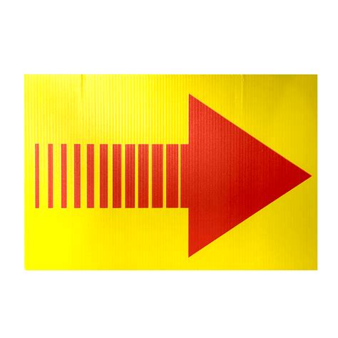 Race Direction Arrow Signs Pack Of 25 5k Race Director