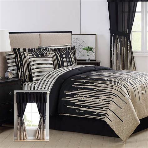 We — mcleod and i — slept in a bedroom the windows of which looked out at the main building of the school. Patterned 24-Piece Bed-In-A-Bag Set | Beautiful bedrooms ...