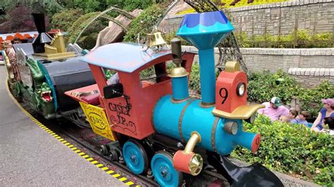 Casey Junior Circus Train Full Ride K Fps Disneyland Youtube