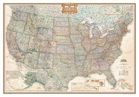 Wall Map Of Usa Topographic Map Of Usa With States