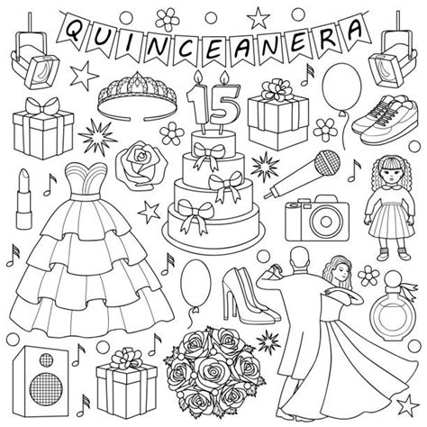 Happy Quinceanera Coloring Page Free Printable Coloring Pages Porn Sex Picture
