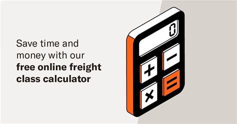 Freight Class Calculator Schneider