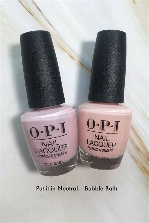 Opi Put It In Neutral Swatch — Lots Of Lacquer