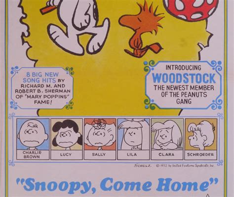 Snoopy Come Home Rare Original Vintage Movie Poster Of Charles Etsy