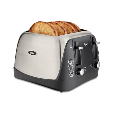 Oster 4 Slice Brushed Stainless Steel Toaster