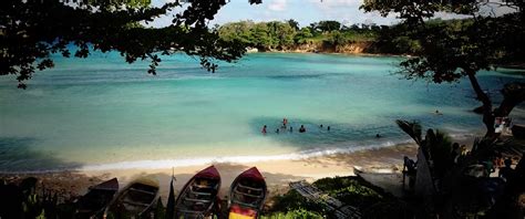 World Famous Beach Frenchmans Cove Jamaica Caribbean Holiday